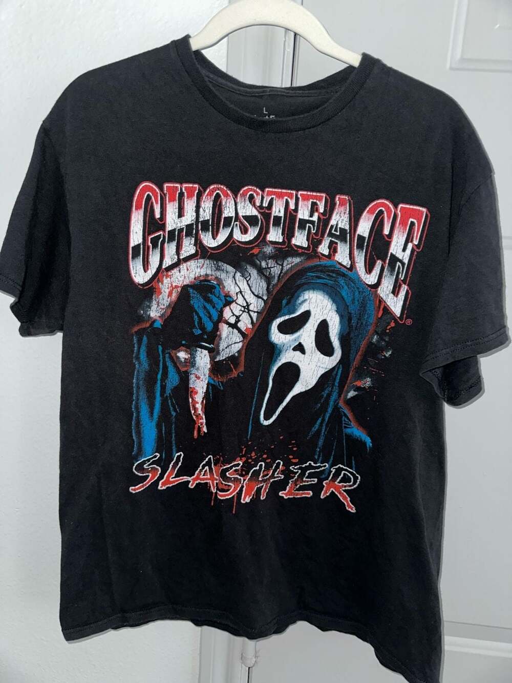 Ghost Face The Icon of Halloween Slasher Graphic T-Shirt